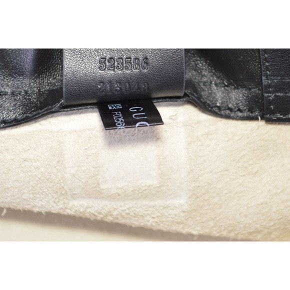 New Gucci Kids JUNIOR Logo Print Pebbled Leather Backpack Purse W/Pouch - Picture 10 of 12